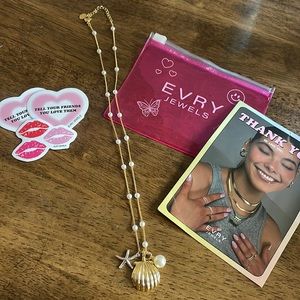 Evry Jewels Coastal Girl Necklace Gold
